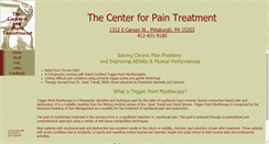 Desktop Screenshot of centerforpaintreatment.com